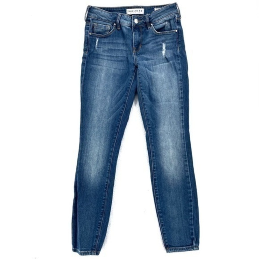 Bullhead Short Distressed Ripped Denim Skinny‎ Jean